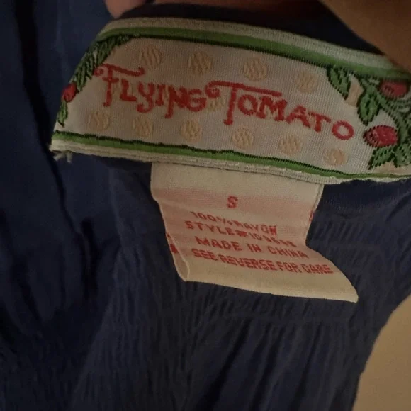 Flying Tomato Blue Dress - Picture 4 of 4